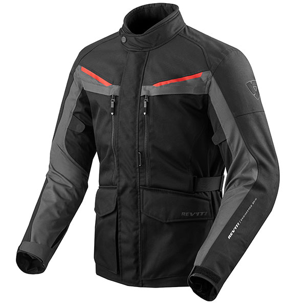 Image of Rev'it Safari 3 Textile Jacket - Black / Anthracite