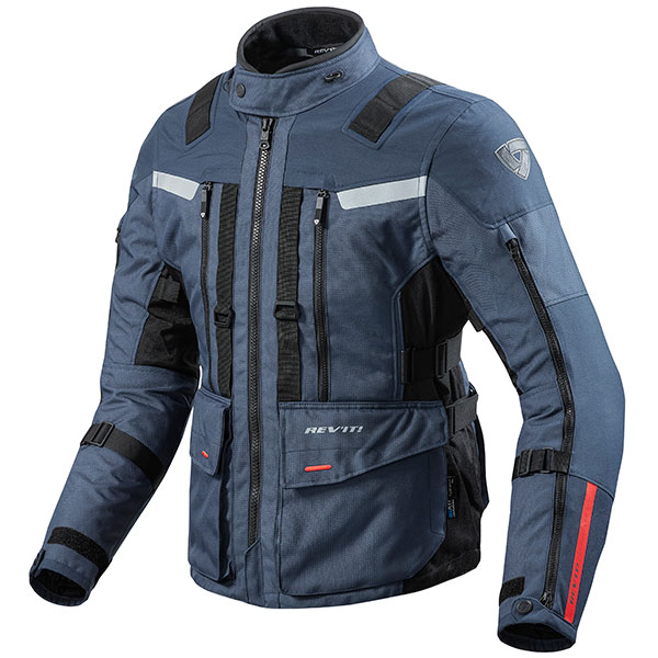 Image of Rev'it Sand 3 Textile Jacket - Dark Blue / Black
