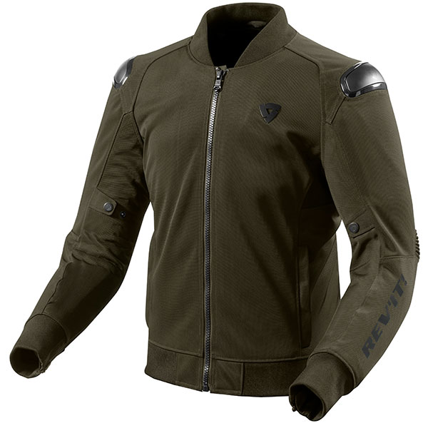Image of Rev'it Traction Textile Jacket - Dark Green
