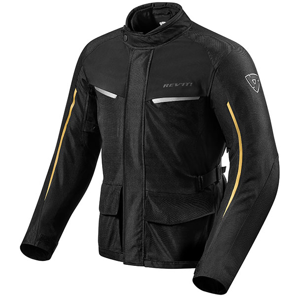 Image of Rev'it Voltiac 2 Textile Jacket - Black / Bronze