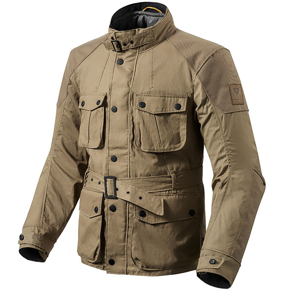 Image of Rev'it Zircon Wax Textile Jacket - Sand