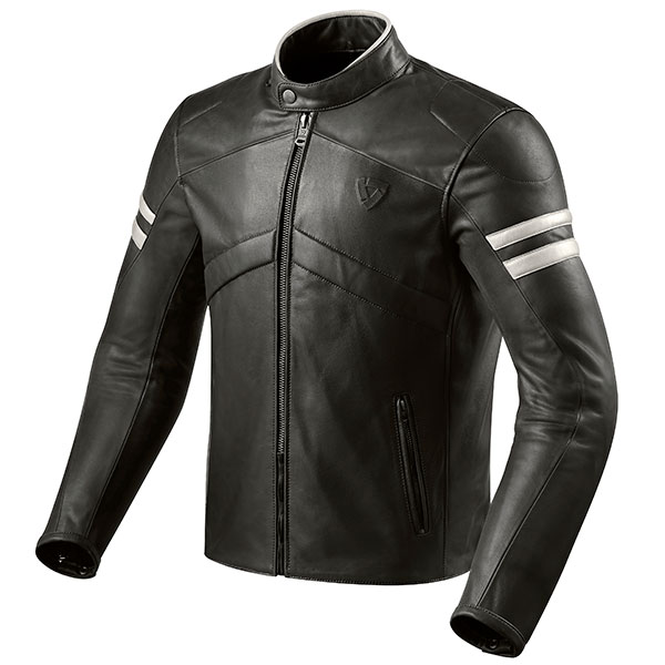 Image of Rev'it Prometheus Leather Jacket - Black / White