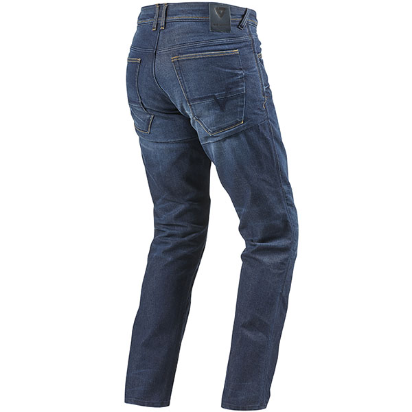 Rev'it Seattle Denim Jeans - Dark Blue - FREE UK DELIVERY