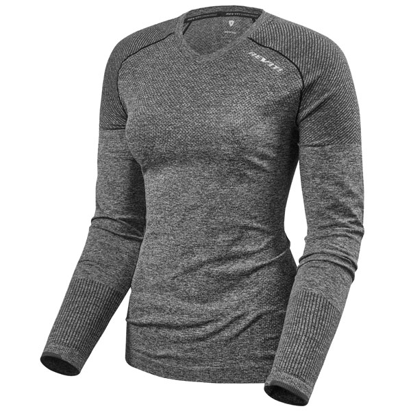 Image of Rev'it Ladies Airborne LS Base Layer Shirt - Dark Grey