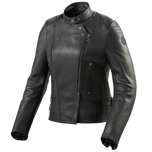 Image of Rev'it Ladies Erin Leather Jacket - Black