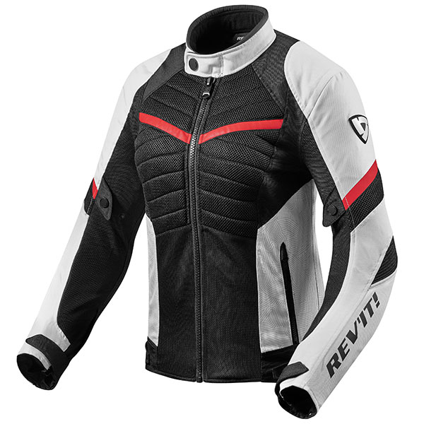 Image of Rev'it Ladies Arc Air Textile Jacket - White / Red