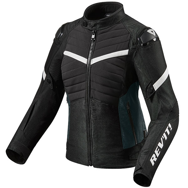 Image of Rev'it Ladies Arc H2O Textile Jacket - Black / White