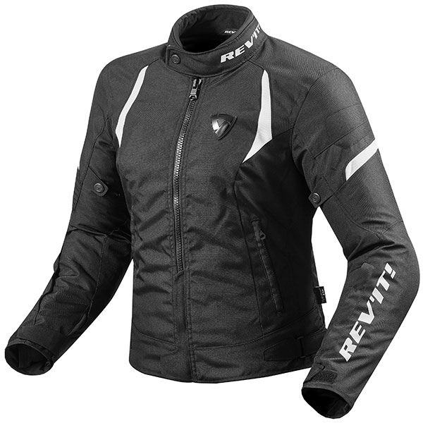 Image of Rev'it Ladies Jupiter 2 Textile Jacket - Black / White