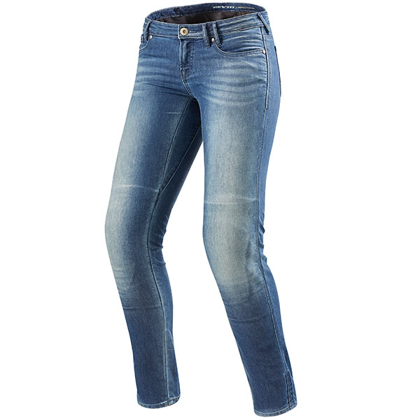 Rev'it Ladies Westwood SF Jeans - Light Blue - FREE UK DELIVERY