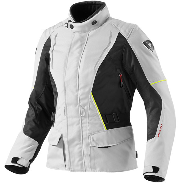 Image of Rev'it Ladies Monroe Textile Jacket - Silver / Black