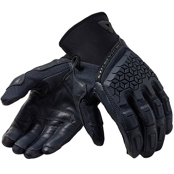 Image of Rev'it Caliber Leather Gloves - Dark Navy