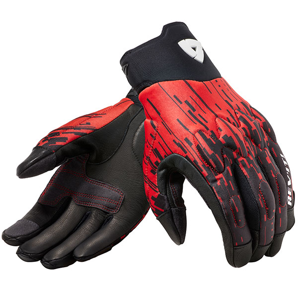 Image of Rev'it Spectrum Gloves - Black / Neon Red