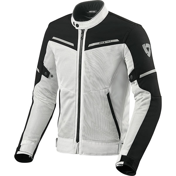 Image of Rev'it Airwave 3 Textile Jacket - Silver / Black