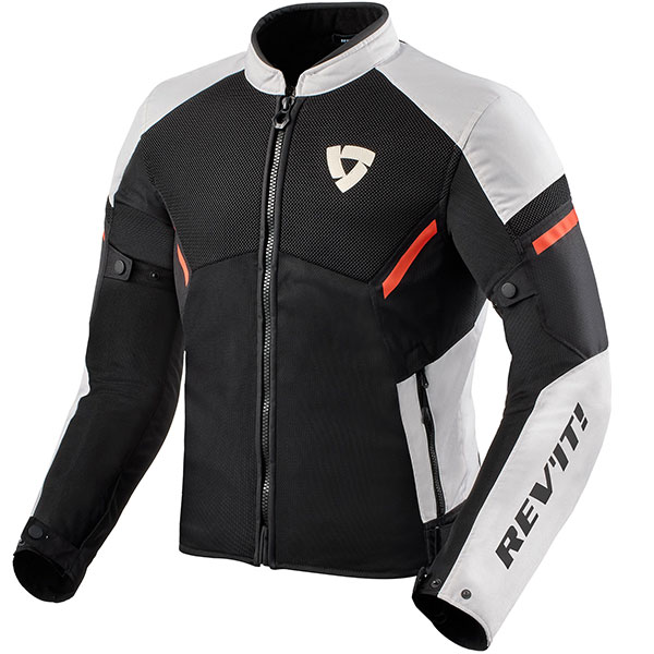 Rev'it GT-R Air 3 Textile Jacket - White / Neon Red - FREE UK DELIVERY