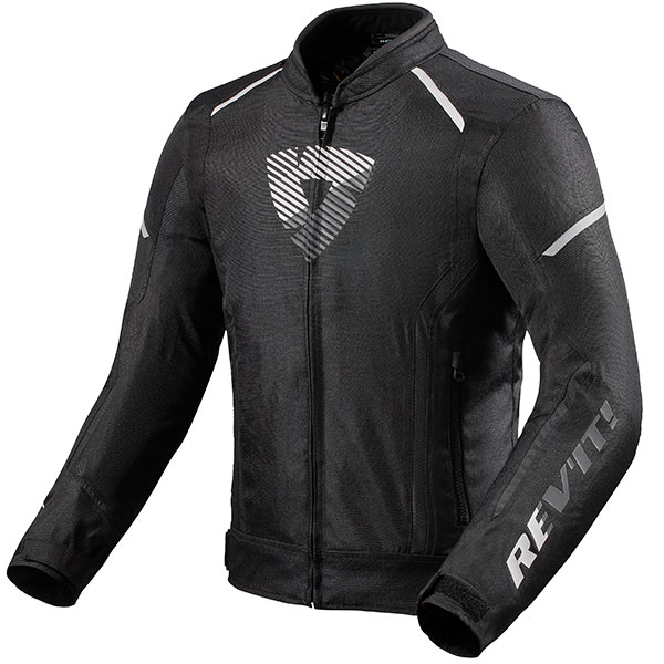 Image of Rev'it Sprint H2O Textile Jacket - Black / White