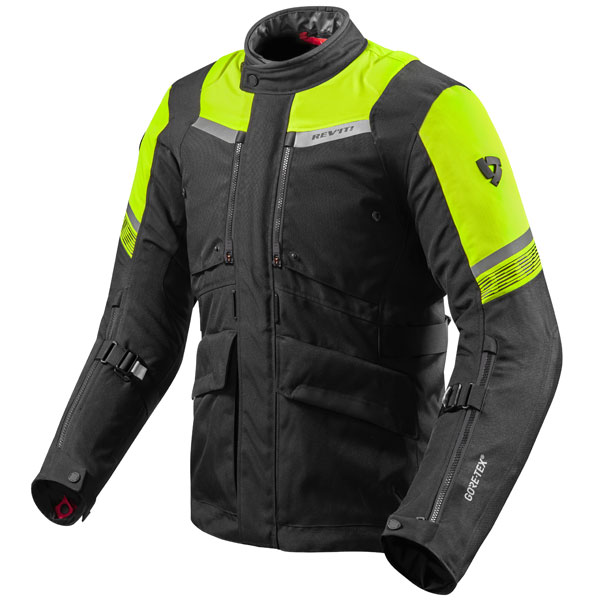 Image of Rev'it Neptune 2 Gore-Tex Textile Jacket - Black / Neon Yellow