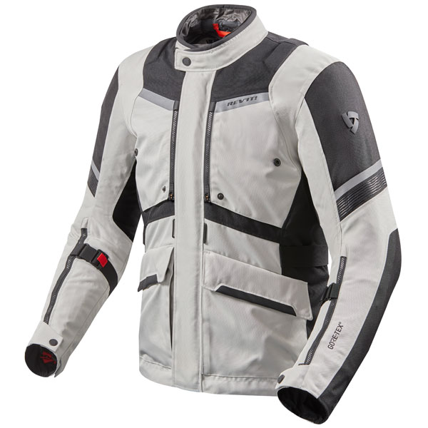 Image of Rev'it Neptune 2 Gore-Tex Gore-Tex Textile Jacket - Silver / Black