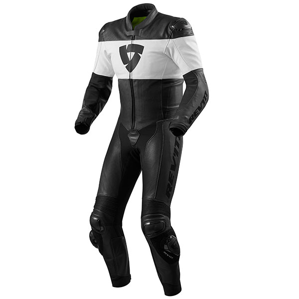 Image of Rev'it Nova 1 Piece Leather Suit - Black / White