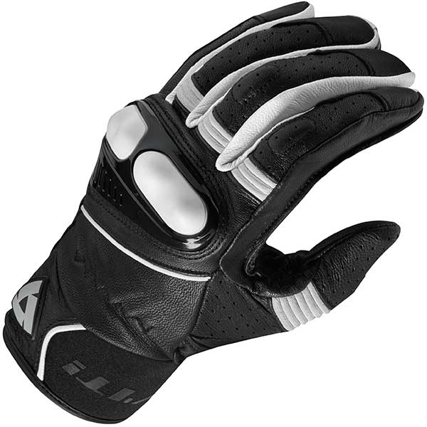 Image of Rev'it Hyperion Leather Gloves - Black / White