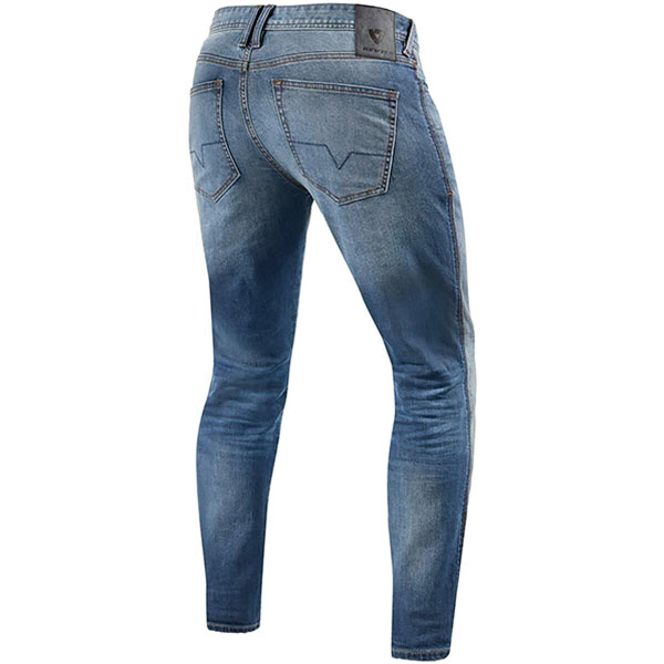 Rev'it Piston 2 Denim Jeans - Medium Blue Used - FREE UK DELIVERY