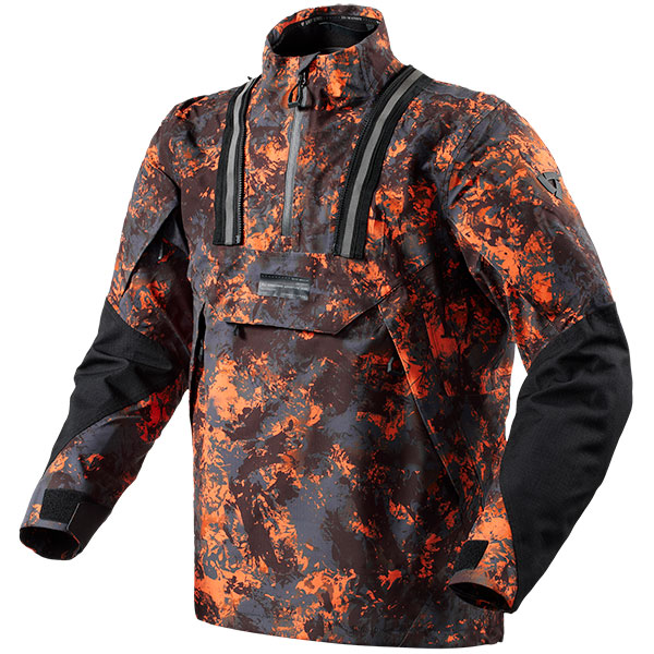 Rev it Smock Blackwater 2 H2O Textile Jacket Black Orange FREE UK DELIVERY