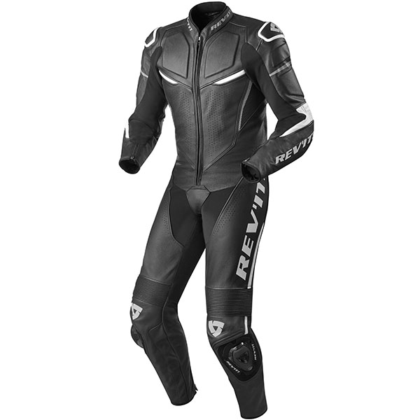 Image of Rev'it Masaru 1 Piece Leather Suit - Black / White