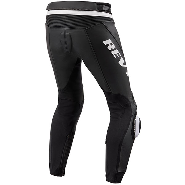 Rev it Apex Leather Trousers Black White
