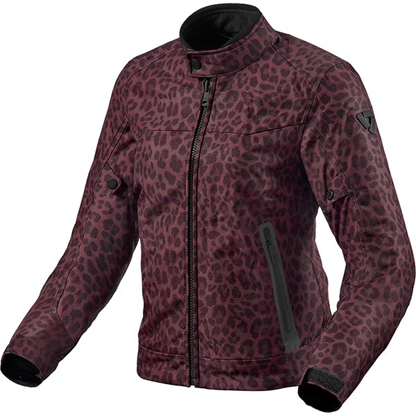 Rev'it Ladies Shade H2O Textile Jacket - Leopard Red - FREE UK DELIVERY