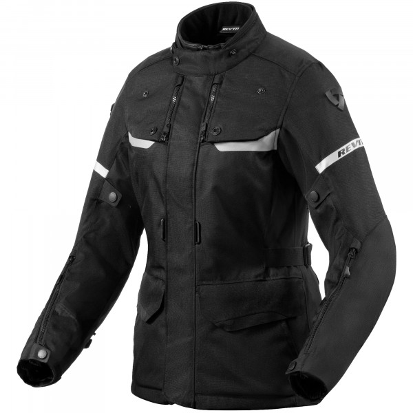 Rev'it Ladies Outback 4 H2O Textile Jacket - Black / Black - FREE UK ...