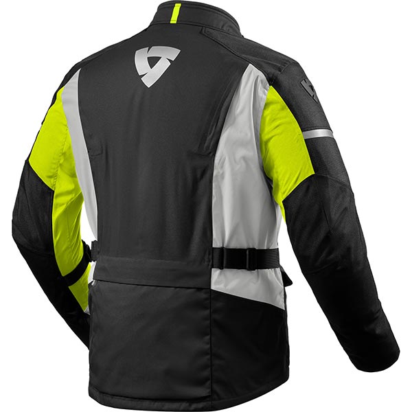 Rev'it Horizon 3 H2O Textile Jacket - Black / Neon Yellow - FREE UK ...