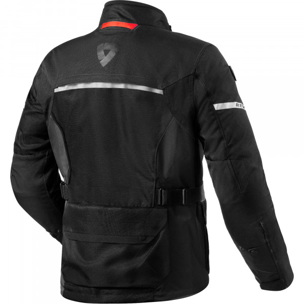 Rev'it Outback 4 H2O Textile Jacket - Black / Black - FREE UK DELIVERY