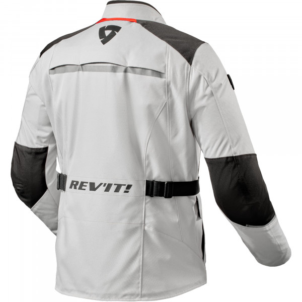 Rev it Voltiac 3 H2O Textile Jacket Silver Black FREE UK DELIVERY