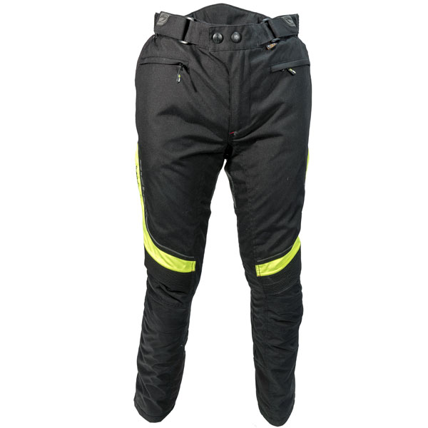 Image of Richa Colorado Textile Jeans - Black / Fluo Yellow