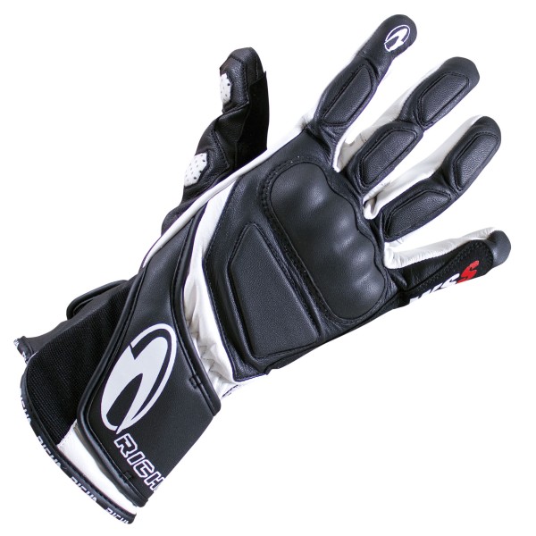 Image of Richa WSS Leather Gloves - Black / White