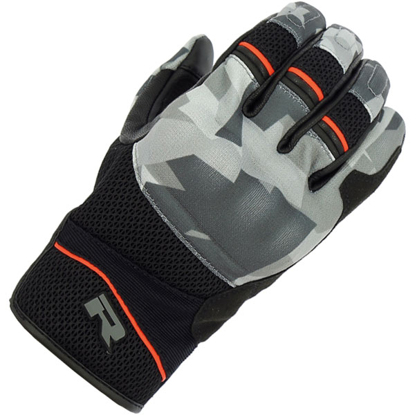 Image of Richa Desert 2 Leather Gloves - Red / Camo