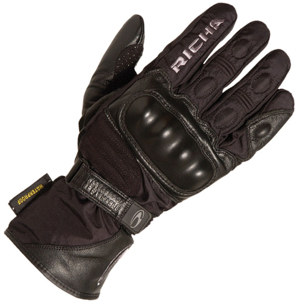 Image of Richa Nasa Waterproof Mixed Gloves - Black