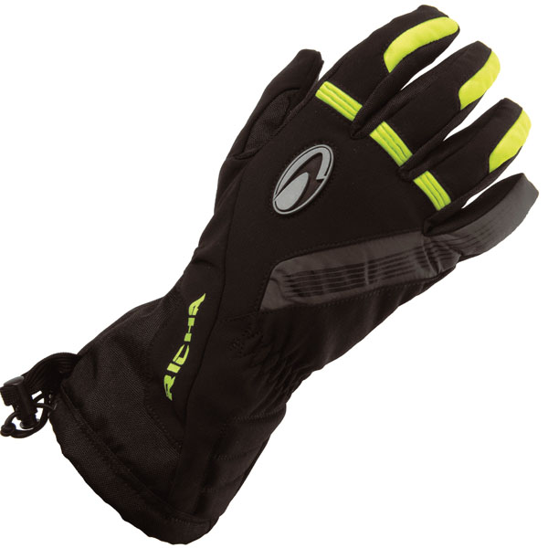 Image of Richa Tundra Evo Waterproof Gloves - Black / Fluo Yellow