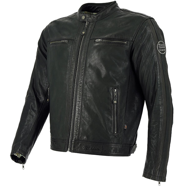Image of Richa Goodwood Perforated Leather Jacket - Black