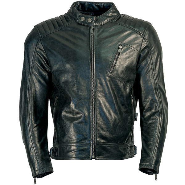 Richa Hipster Leather Jacket Black Free Uk Delivery Richa Hipster Leather Jacket Black