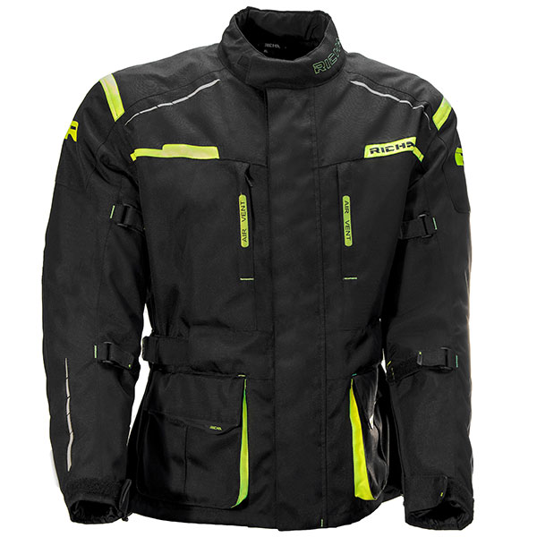 Image of Richa Axel Textile Jacket - Black / Fluo