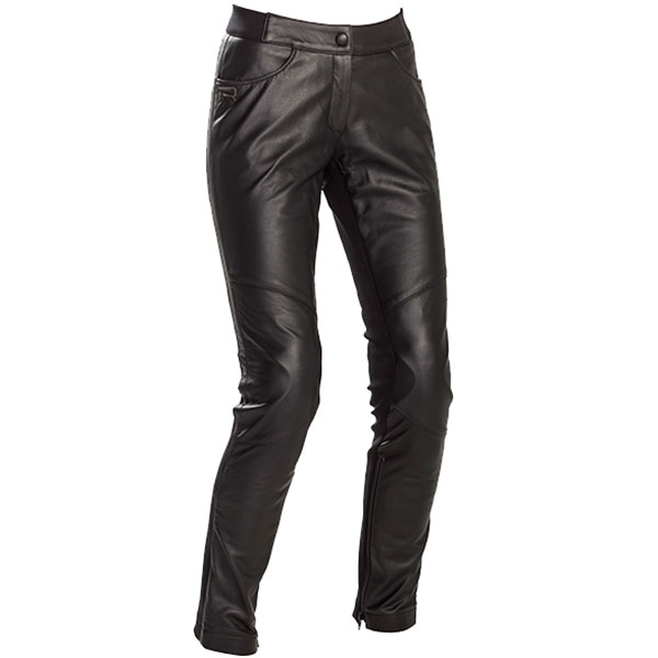 Richa Ladies Catwalk Leather Jeans - Black - FREE UK DELIVERY