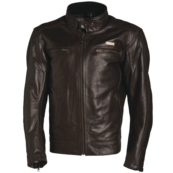 Image of Richa Boston Leather Jacket - Brown