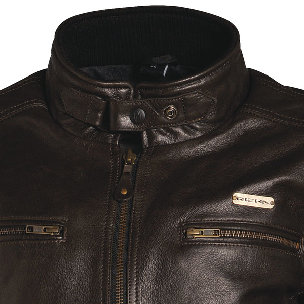 Richa Boston Leather Jacket - Brown - FREE UK DELIVERY