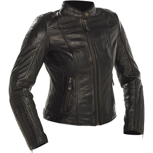 Richa Ladies Lausanne Leather Jacket - Black - FREE UK DELIVERY