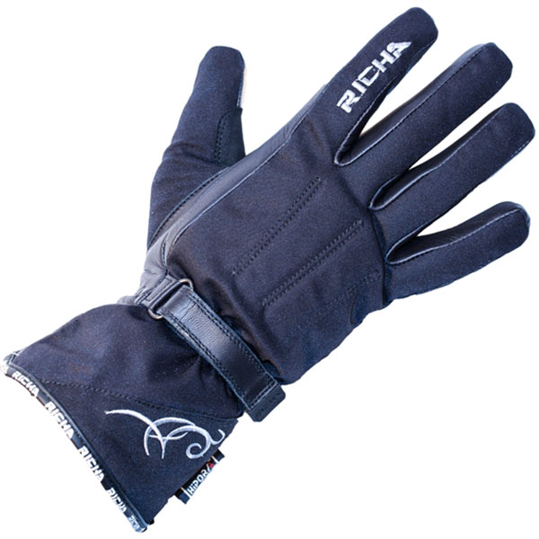 Image of Richa Ladies Carmen Gloves - Black
