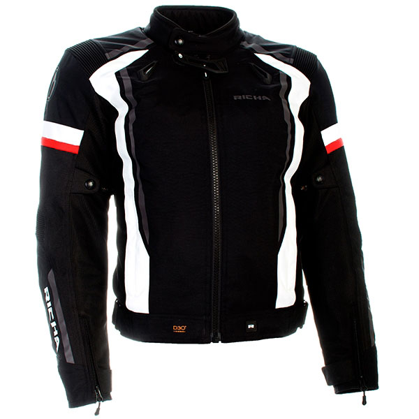 Image of Richa Airwave Textile Jacket - Black / White / Red