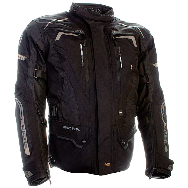 Image of Richa Infinity 2 Textile Jacket - Black