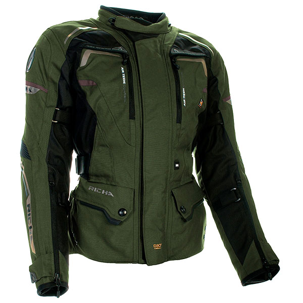 Image of Richa Infinity 2 Textile Jacket - Green