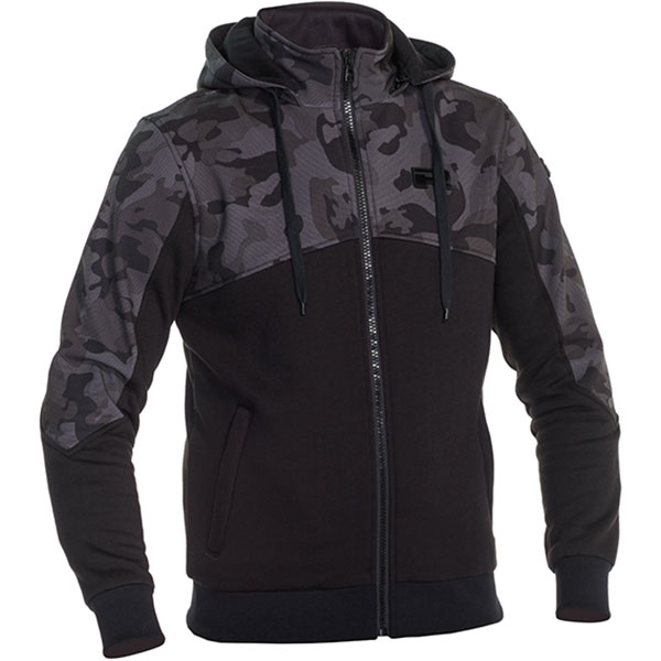 Image of Richa Titan Core Hoodie Textile Jacket - Black / Camo
