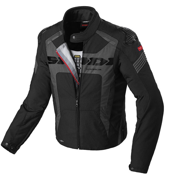 Image of Spidi Warrior H2OUT Evo Textile Jacket - Black